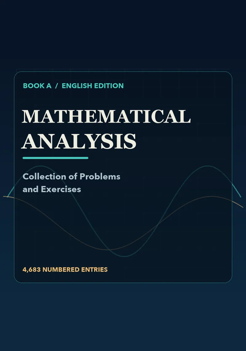 Demidovich's Analysis Problems cover